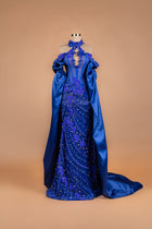 Cobalt Petal Cascade