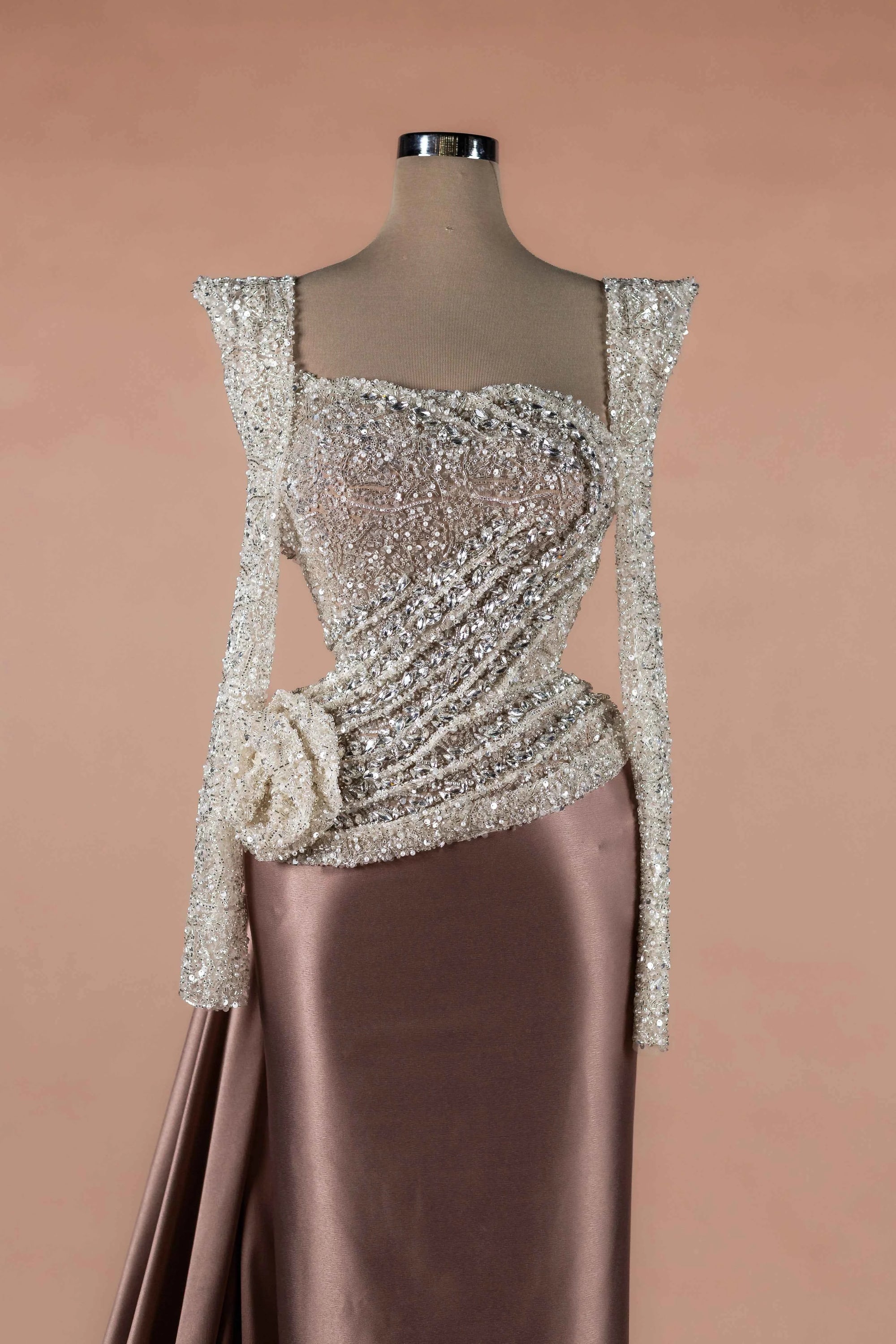 Taupe Rosette