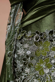 Olive Brocade