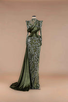 Olive Brocade