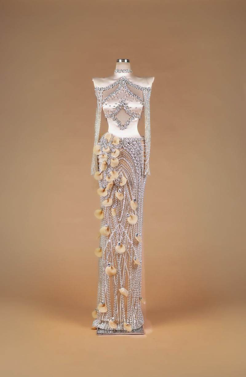 Crystal Petal Tapestry