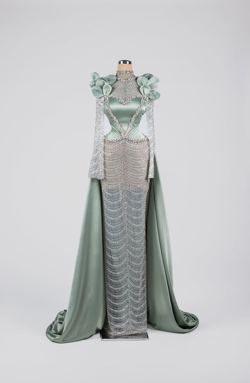 Celestine Petal Crest