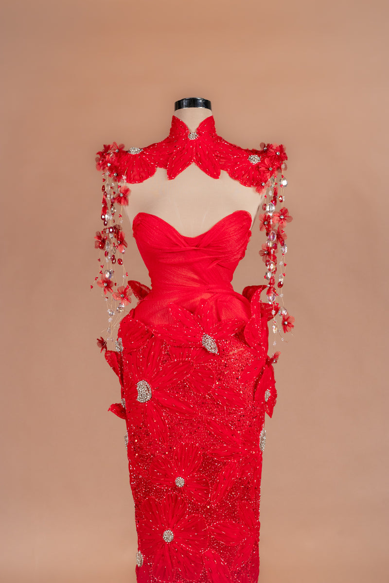 Crimson Petal Halo