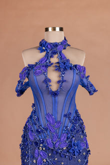 Cobalt Petal Cascade