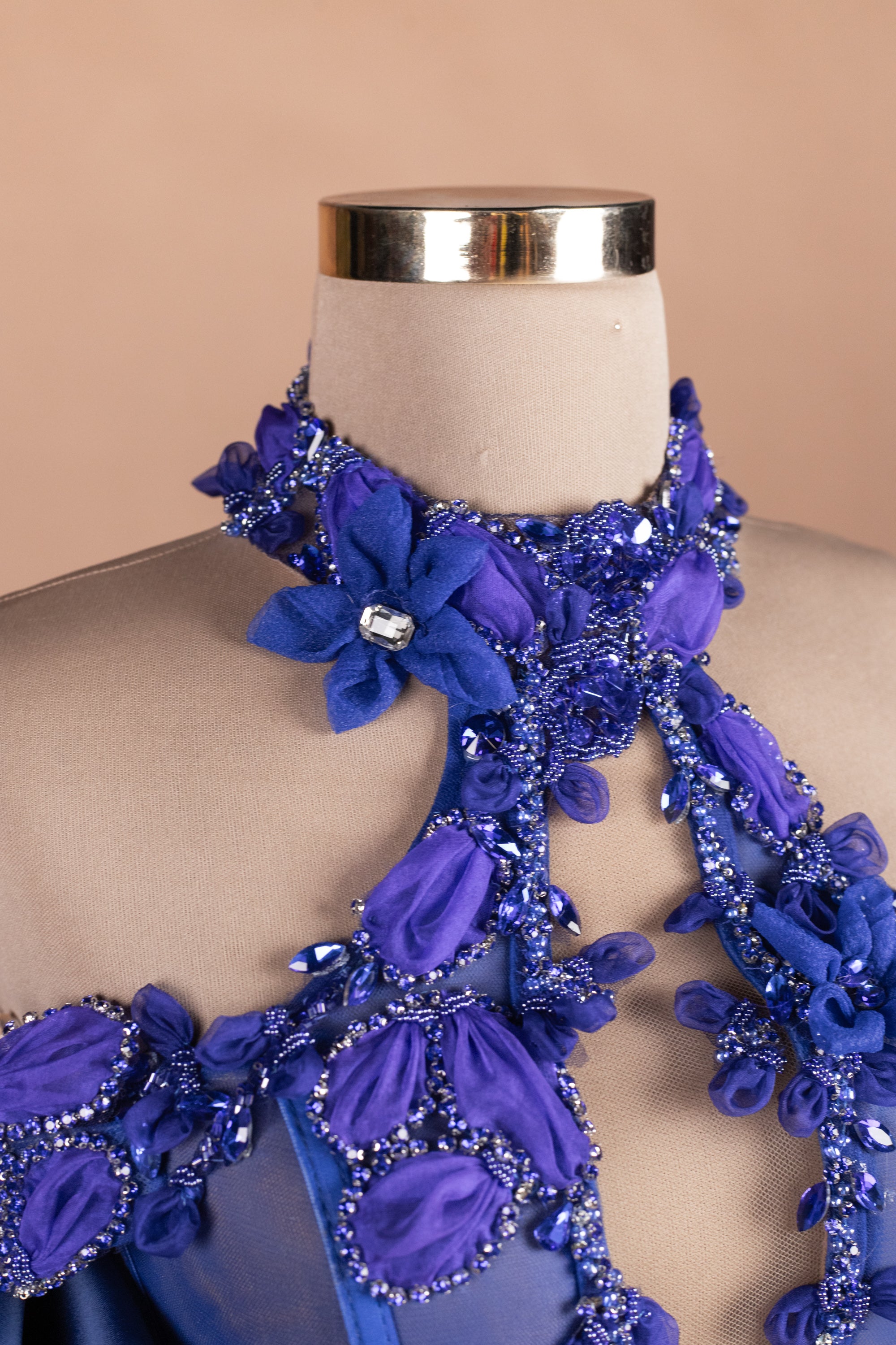 Cobalt Petal Cascade